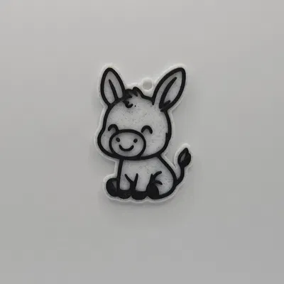 Móc Khóa Hình Chú Lừa Dễ Thương