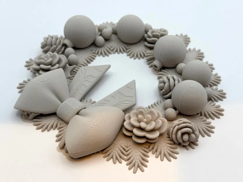 Mô Hình Vòng Hoa Giáng Sinh Trang Trí Nhà Cửa - Image 4