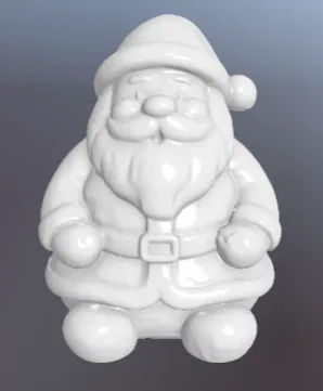 Tượng Ông Già Noel và Tuần Lộc Rudolph/Christmas statuette of Santa Claus and Rudolph the reindeer - Image 3