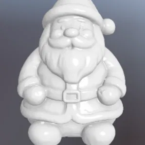 Tượng Ông Già Noel và Tuần Lộc Rudolph/Christmas statuette of Santa Claus and Rudolph the reindeer