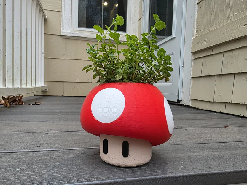 Chậu Trồng Cây Nấm Mario - Image 1