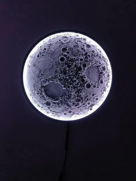 Đèn treo tường Mặt Trăng có chiếu sáng - Image 1