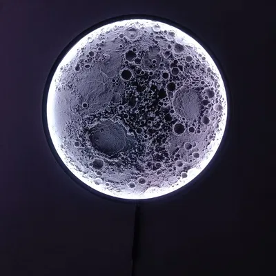 Đèn treo tường Mặt Trăng có chiếu sáng