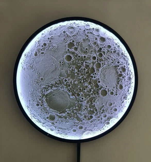 Đèn treo tường Mặt Trăng có chiếu sáng - Image 2