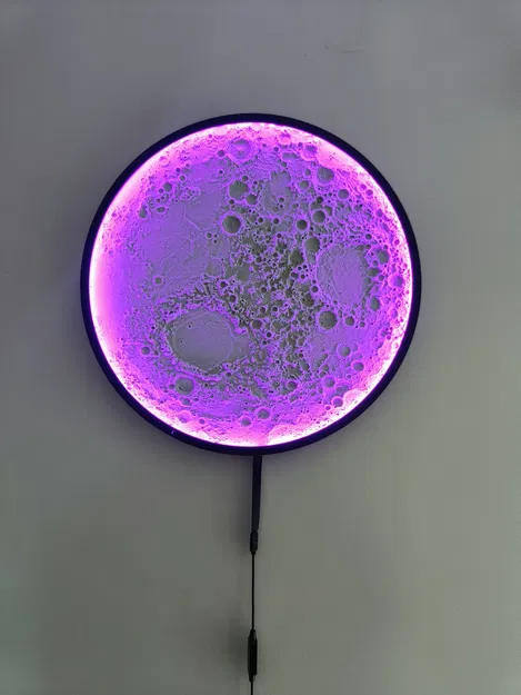 Đèn treo tường Mặt Trăng có chiếu sáng - Image 4