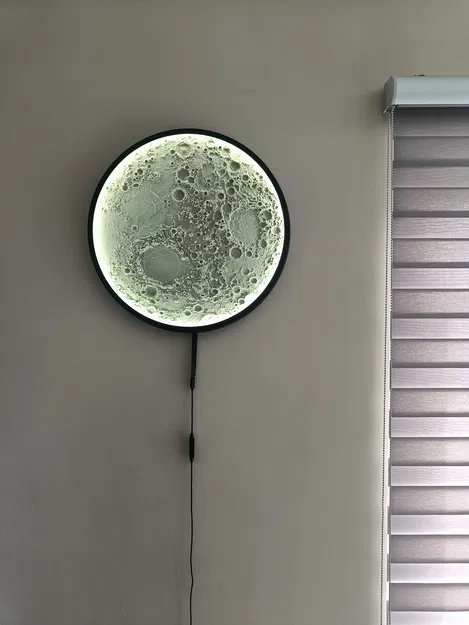 Đèn treo tường Mặt Trăng có chiếu sáng - Image 5