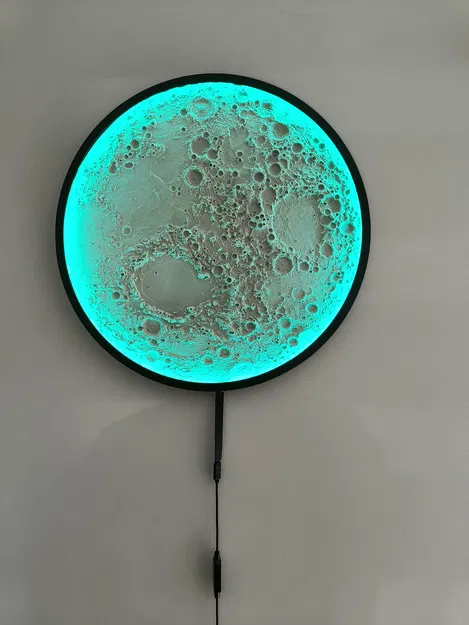 Đèn treo tường Mặt Trăng có chiếu sáng - Image 7