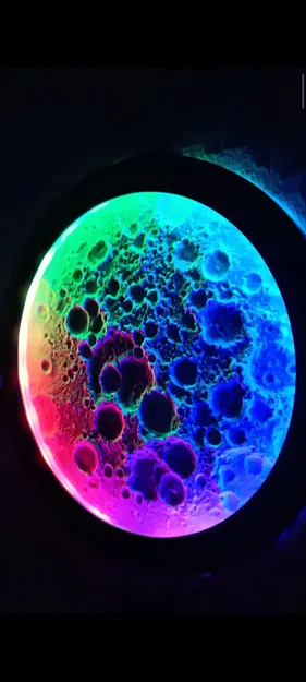 Đèn Treo Tường Mặt Trăng Phát Sáng (Phiên bản nhỏ ~240mm) - Image 2