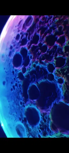 Đèn Treo Tường Mặt Trăng Phát Sáng (Phiên bản nhỏ ~240mm) - Image 3