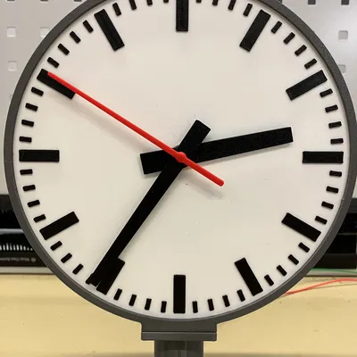 Đồng hồ Ga Tàu Thụy Sĩ 3D