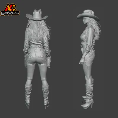 Mô Hình Jeans Cao Bồi