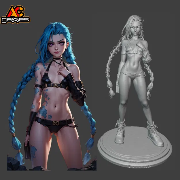 Mô hình Jinx Bikini LOL - Image 1