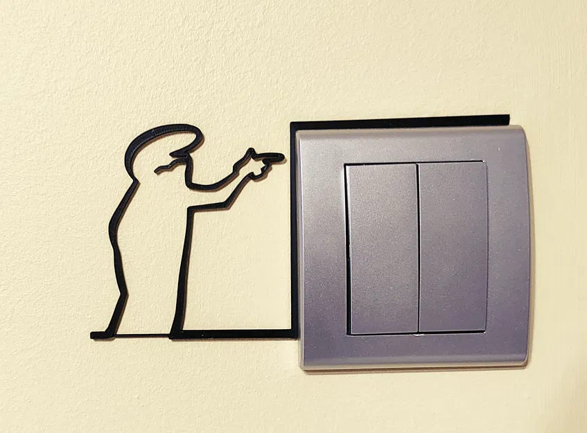 Phụ Kiện Công Tắc Đèn Vui Nhộn – Lấy Cảm Hứng từ "La Linea Balum Balum" 117 - Image 1