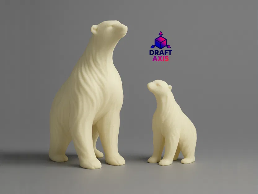 Gấu Bắc Cực Thanh Lịch - Sẵn Sàng Cho Giáng Sinh! Không Cần Support - Image 1