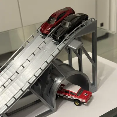 Cầu phóng HotWheels kèm bộ chuyển đổi đường ray