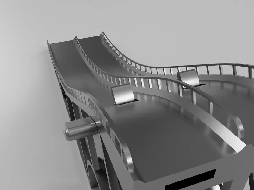 Cầu phóng HotWheels kèm bộ chuyển đổi đường ray - Image 5