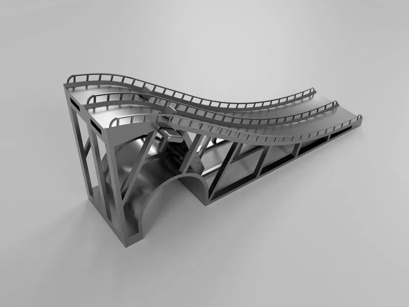 Cầu phóng HotWheels kèm bộ chuyển đổi đường ray - Image 6