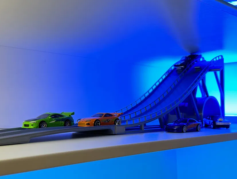 Cầu phóng HotWheels kèm bộ chuyển đổi đường ray - Image 8