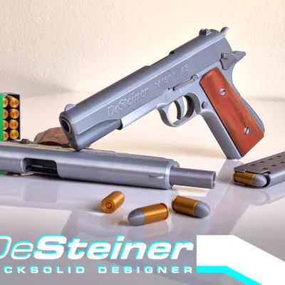 DeSteiner Colt M1911 - Súng lục đạo cụ hoạt động cơ khí