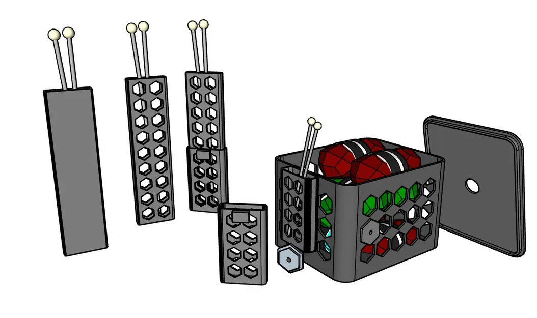 Hộp đựng len kiêm chỗ cắm kim đan - Image 2