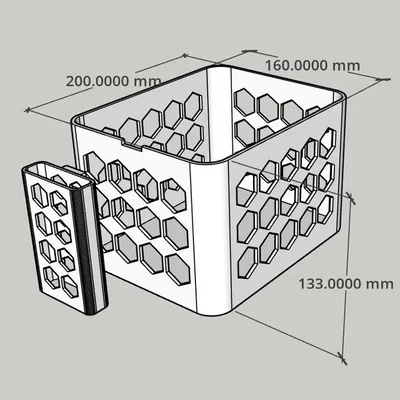 Hộp đựng len kiêm chỗ cắm kim đan