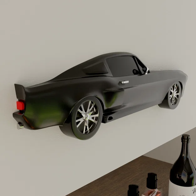 Mô Hình Mustang Shelby GT500 Treo Tường Dạng Phẳng - Image 3