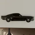 Mô Hình Mustang Shelby GT500 Treo Tường Dạng Phẳng - Thumbnail 4
