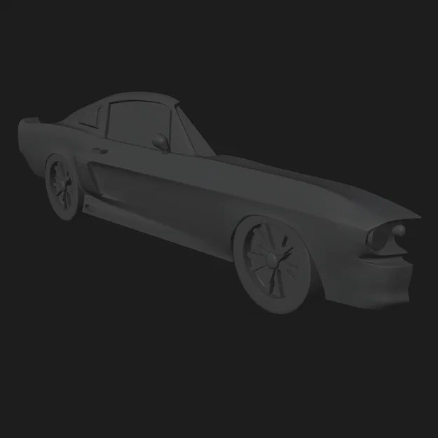 Mô Hình Mustang Shelby GT500 Treo Tường Dạng Phẳng - Image 5