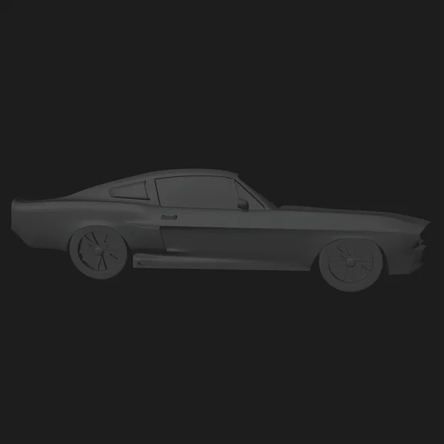 Mô Hình Mustang Shelby GT500 Treo Tường Dạng Phẳng - Image 8