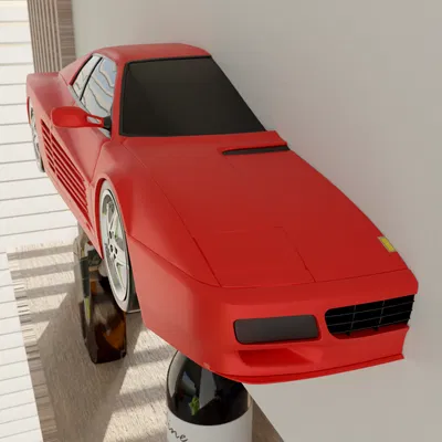 Ferrari Testarossa 512 TR Treo Tường