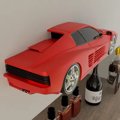 Ferrari Testarossa 512 TR Treo Tường