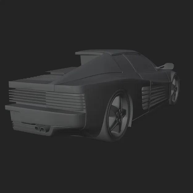 Ferrari Testarossa 512 TR Treo Tường - Image 8