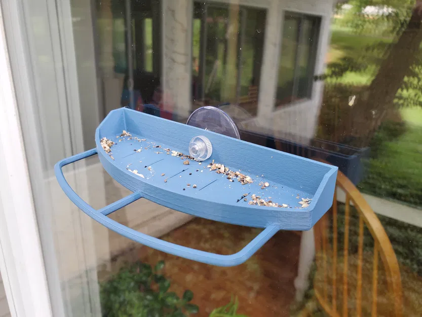 Máng Ăn Chim Cửa Sổ Số 2 (FreeCAD) - Image 1