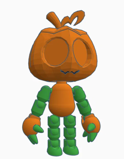 Mô Hình Nhân Vật Gourdy Khớp Nối Từ Dandy's World (Roblox) - Image 2