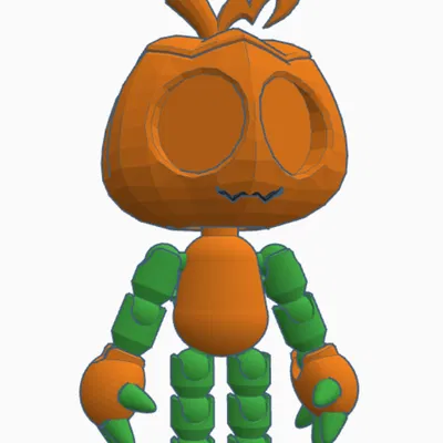 Mô Hình Nhân Vật Gourdy Khớp Nối Từ Dandy's World (Roblox)