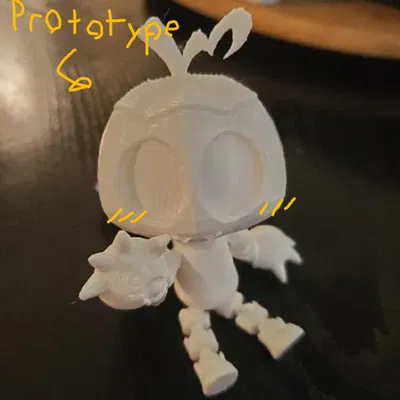 Mô Hình Nhân Vật Gourdy Khớp Nối Từ Dandy's World (Roblox)