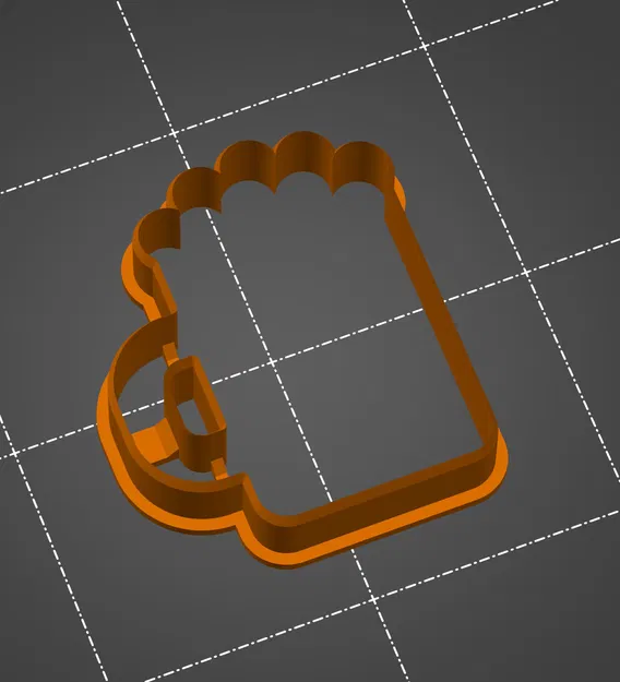 Dụng cụ cắt bánh gừng hình bia / Vykrajovátko pivo - Image 1