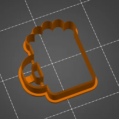 Dụng cụ cắt bánh gừng hình bia / Vykrajovátko pivo