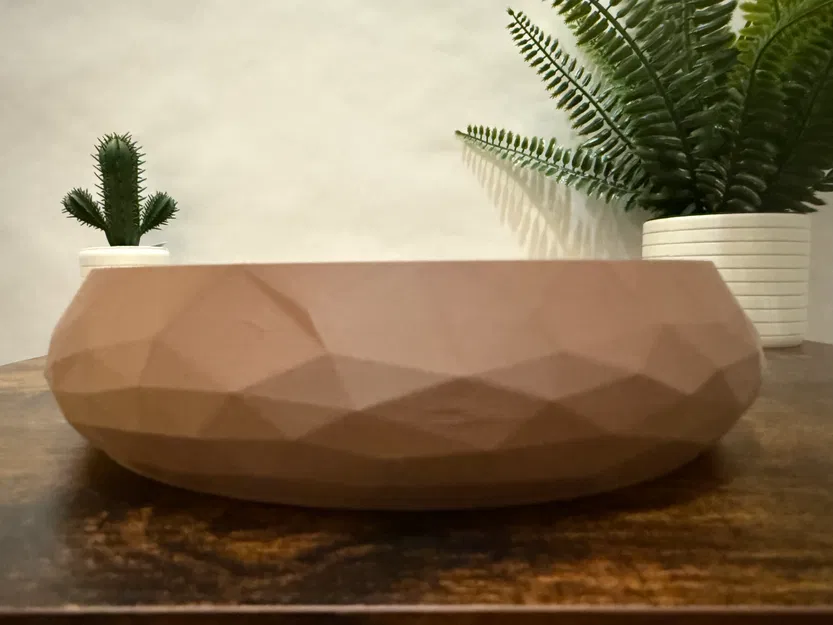 Tô Đựng Đồ / Đồ Trang Trí / Tô Ăn Vặt Low Poly Đa Năng - Image 1