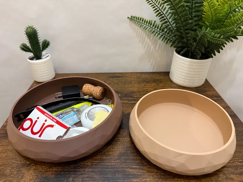 Tô Đựng Đồ / Đồ Trang Trí / Tô Ăn Vặt Low Poly Đa Năng - Image 2