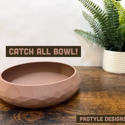 Tô Đựng Đồ / Đồ Trang Trí / Tô Ăn Vặt Low Poly Đa Năng