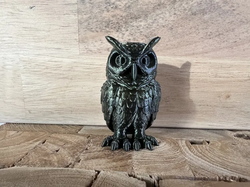 Tượng điêu khắc hình con Cú Mèo - Image 2