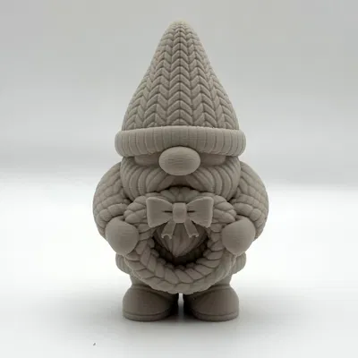 Ông Già Noel Vòng Hoa Len