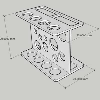 Chân đế bàn chải đánh răng