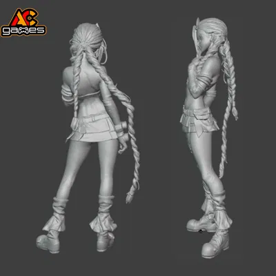 Mô hình Jinx Minifalda LOL 3D