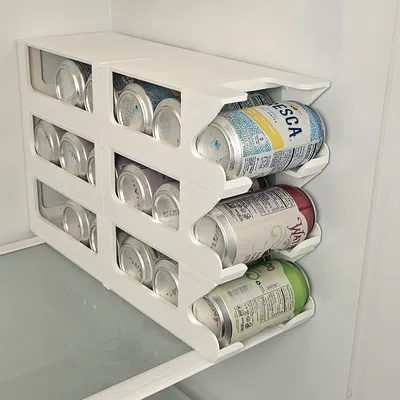 Kệ đựng lon nước ngọt V2 - Sáu lon tiêu chuẩn 12 oz.