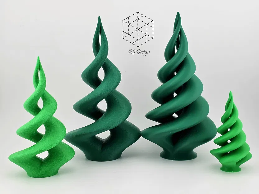 Cây Thông Noel Xoắn - Twisted Christmas Tree - Image 1