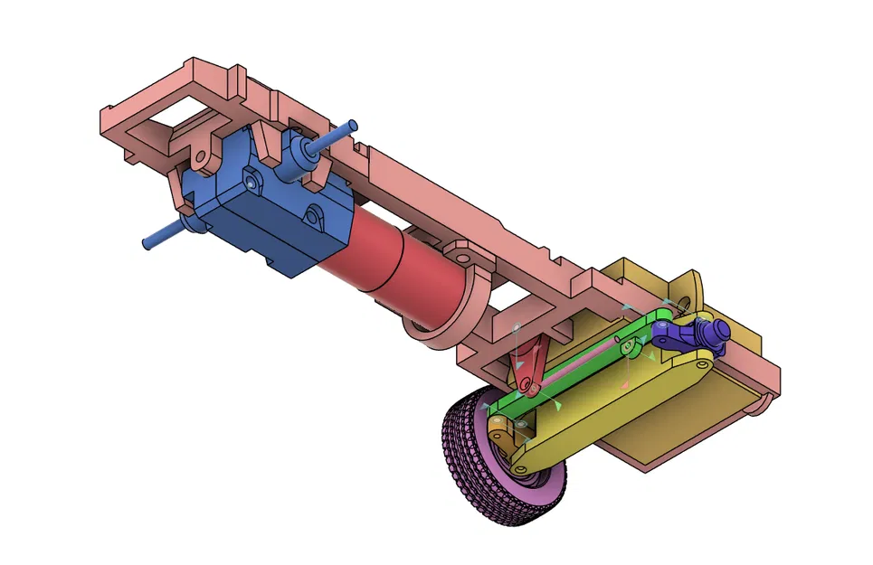 Khung gầm xe tải RC có động cơ, tỷ lệ 1/87 - Image 5
