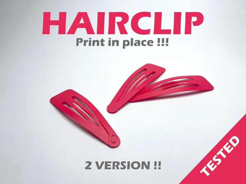 KẸP TÓC - KẸP TÓC BẤM CÓ THỂ IN LIỀN -(Đã kiểm tra) - Image 1