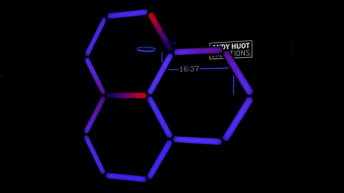 Khuôn Vẽ Họa Tiết Lưới Lục Giác Duality - Image 2